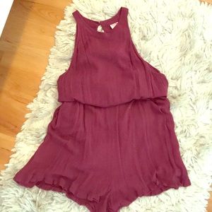 Maroon romper